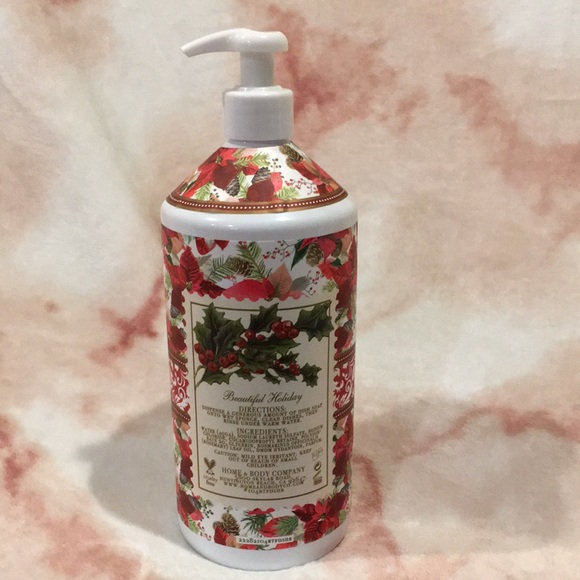 Christmas Holiday Winter Scented Holly Berry Dish Soap NWT XL 32oz plastic pump - Picture 7 of 16